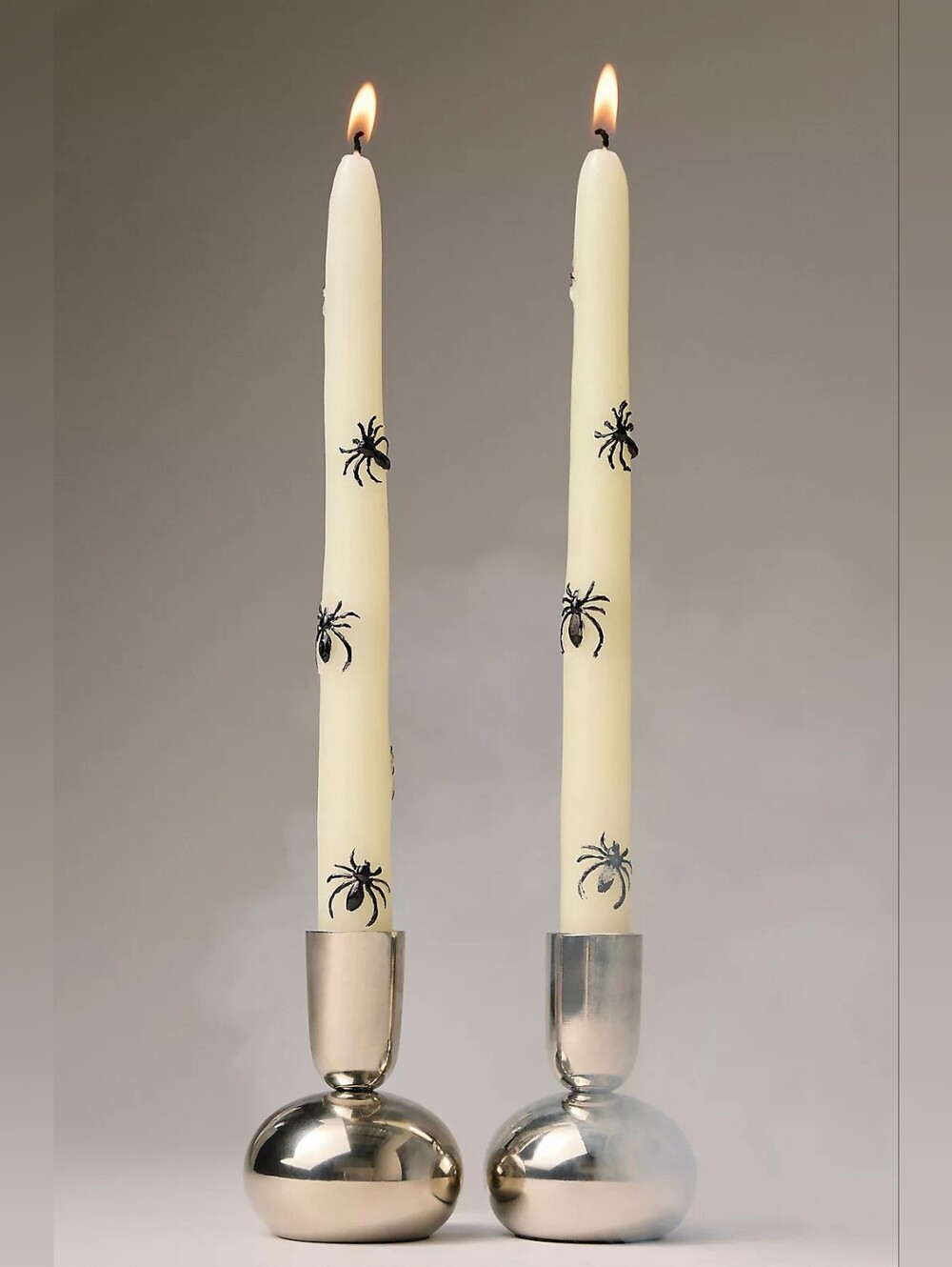 Anthropologie Mystic Icon Taper Candles, Set of 2, Spider Edition